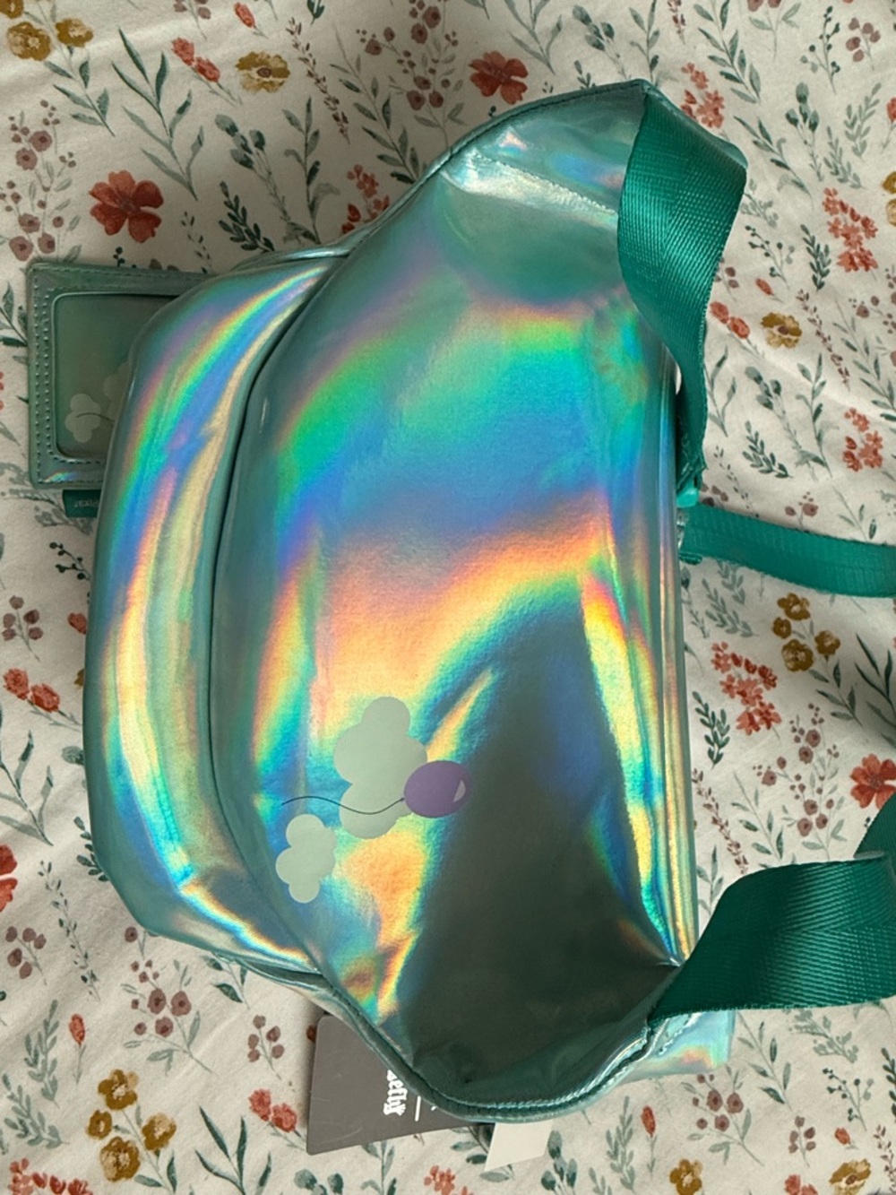 Disney Loungefly Fanny Pack - “Up”Themed - Teal Holographic - Picture 5 of 5